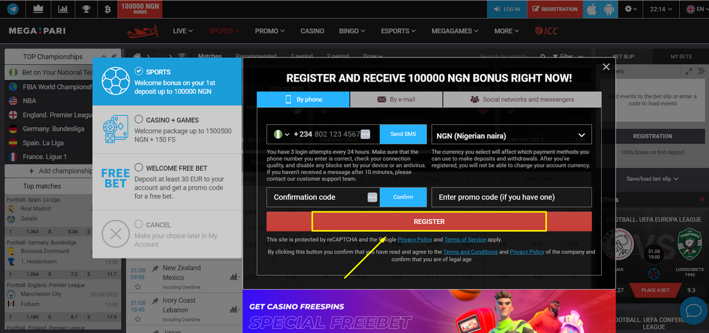 Megapari Online casino 2025